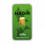 Nadir Mini Goldbarren 0,10 Gramm