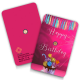 Happy Birthday Geschenkkarten Pink 0,10 Gramm - HBP-EMS-0010