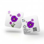 Emasin Rundform Goldbarren 0,01 Gramm Flower Series Purple