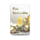 Frohe Weihnachten Geschenkbarren 0,10 Gramm - WEI-NZP-0010